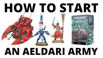 How to Start an Aeldari Army in Warhammer 40K 10th Edition - Craftworld Eldar Beginner Guide