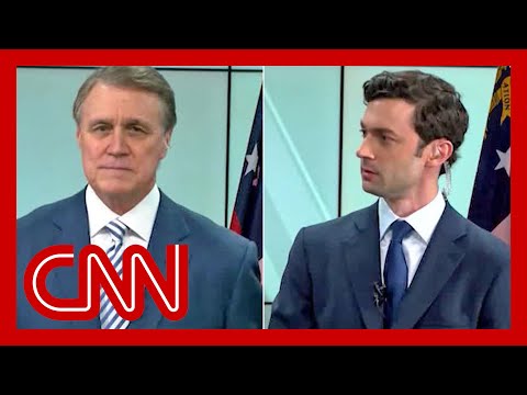 Ossoff rails against Sen. Perdue in heated debate moment