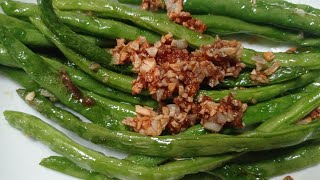 ENAK DAN SEHAT, BUNCIS BAWANG PUTIH