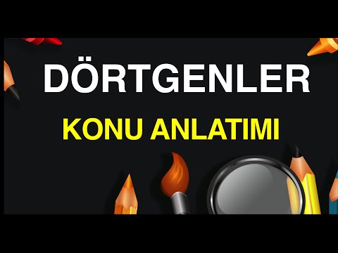 Dörtgenler Konu Anlatımı | Geometri | Ekol Hoca