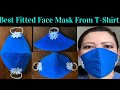( # 64 )How To Make Face Mask From T-Shirt Super Pretty And Fast From Upcycled T-Shirt Easy Tutorial