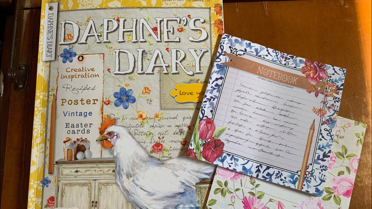 Daphne's Diary Magazine SCRAPBOOK PAPER Block II #2 BOOK 100 DESIGNS 50  Sheets