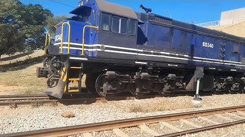 Botswana Railways BD340 hauling cement