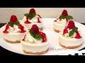 MINI CHEESECAKES SIN HORNO | mesa de postres