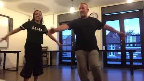 Paul Evans and professional partner Laura Connolly...