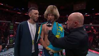 UFC 296: Шавкат Рахмонов - Слова после боя