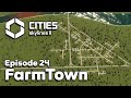 Building a NEW TOWN in Cities Skylines 2 FarmTown #24