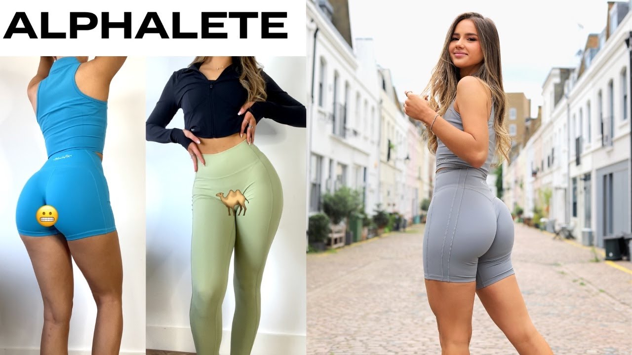 NEW AMPLIFY LEGGINGS?! are they really better?? ALPHALETE try on haul 