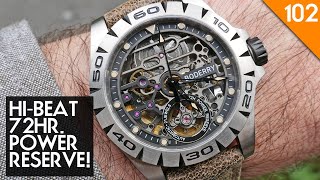 How is this even possible? $150 Titanium HiBeat with 72 hr. power reserve. Boderry Urban Review