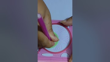 Wonderful Spirograph Art 😍 #spirograph #satisfying #shorts #asmr #short #artandcraft #artwork