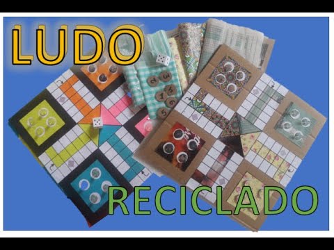 de madera amplio Sede Ludo con material reciclado /Para divertirte en Cuarentena/Manualisimamente  - YouTube