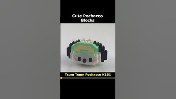 Tsum Tsum Pochacco K161 Mini Blocks Preview #lego #brick #miniblock #nanoblock #block