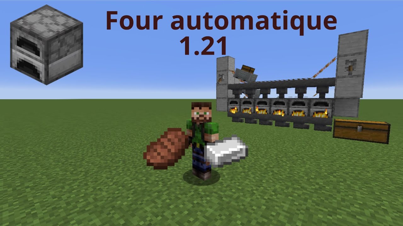 tuto four automatique Minecraft 1.21 - YouTube