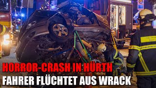 Horrorcrash in Hürth: Fahrer flieht und lässt toten Mitfahrer zurück | 28.04.2023