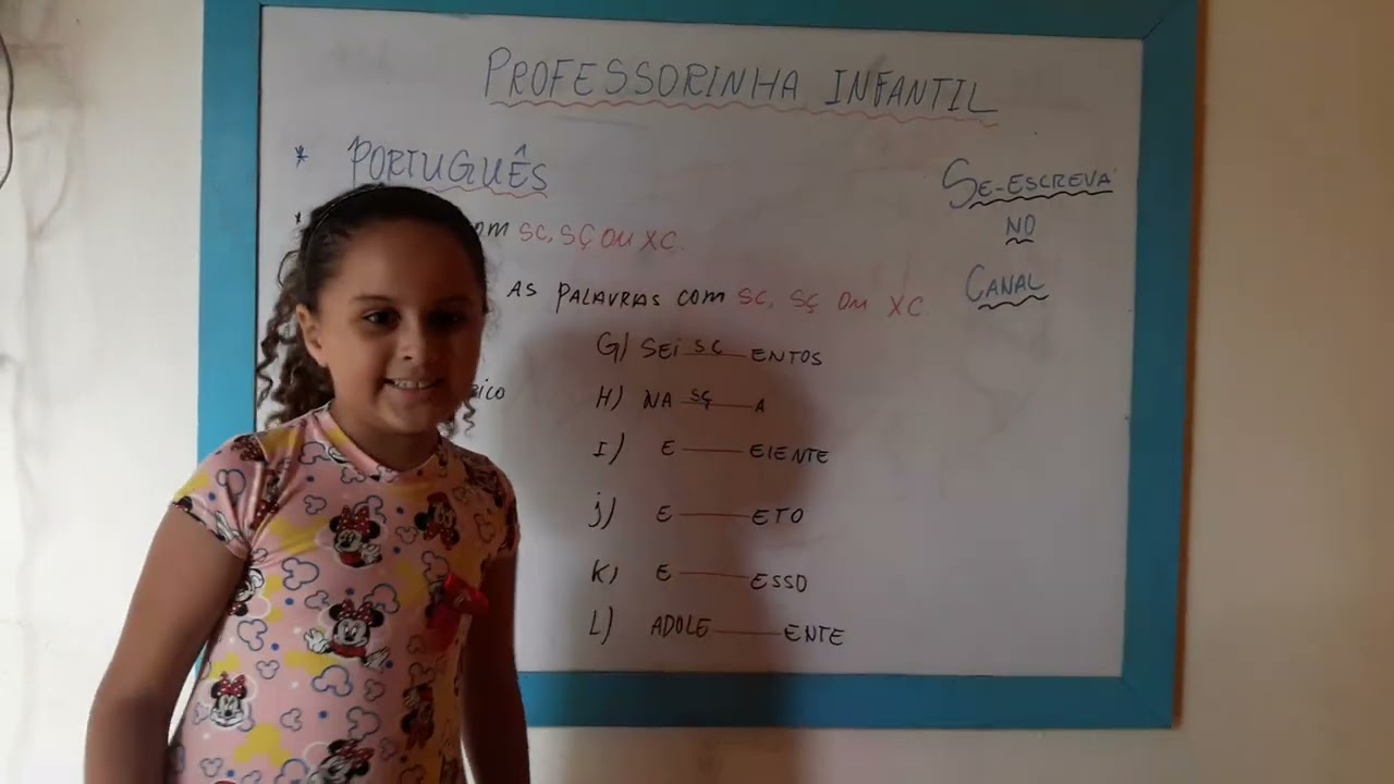 complete as palavras com SC,SC, ou xc. - YouTube