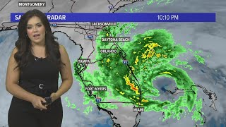 10PM: Hurricane Nicole has winds of 75 mph, expected to stay as weak Category 1