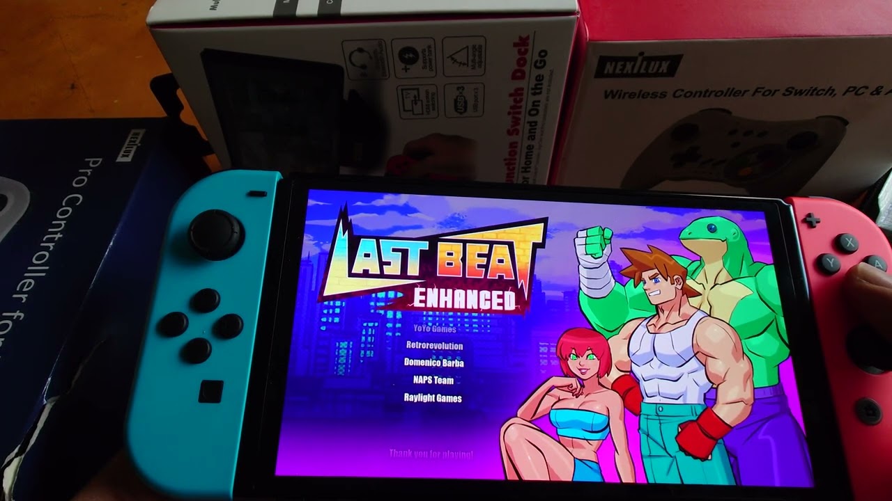 Last Beat Enhanced by 7 Raven Studios - Nintendo Switch Startup 2022 September 2  ( Beat'em up )