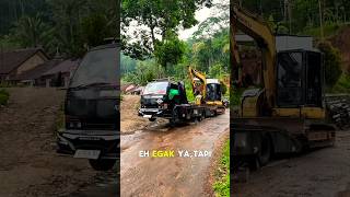 Kenapa truk trailer kecil kuat angkut alat berat besar⁉️🤔 #dubbing #faktamenarik #funnyvideo