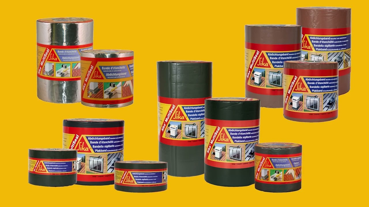 Sika Multiseal Aluminium, Bande d'étanchéité autocollante