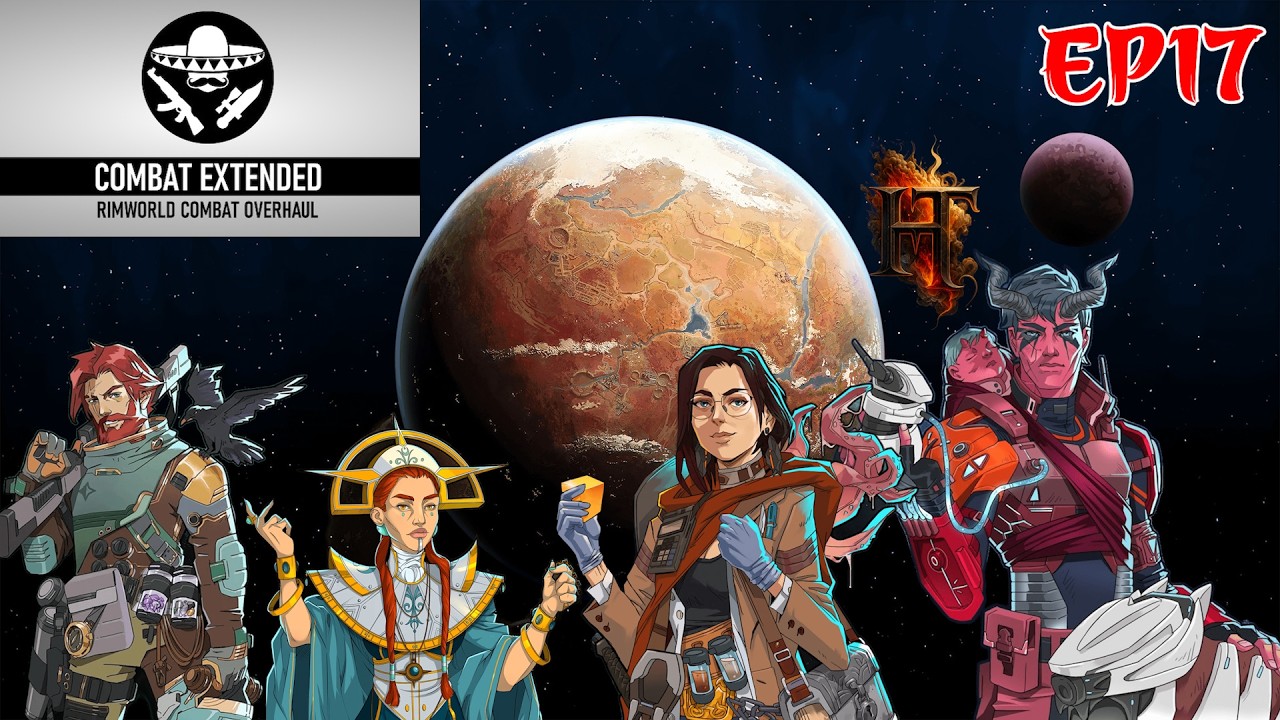 🔴Combat Extended RimWorld 500% |Bố MECH tới chơi