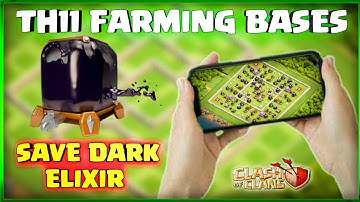 TOP 10 Th11farming bases 2021 | Th11 dark elixir farming bases | Th11 farming base with link.....coc