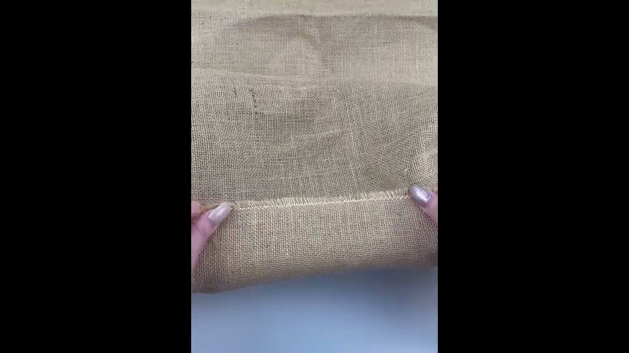 Minerva Core Range Fine Weave Hessian Jute Fabric Natural