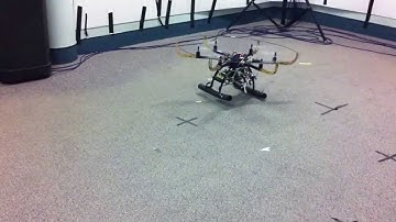 Onboard position control on hexacopter with Kinect-SLAM data.