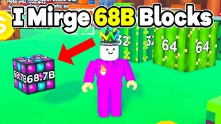 I Merge a BILLION Blocks On Roblox