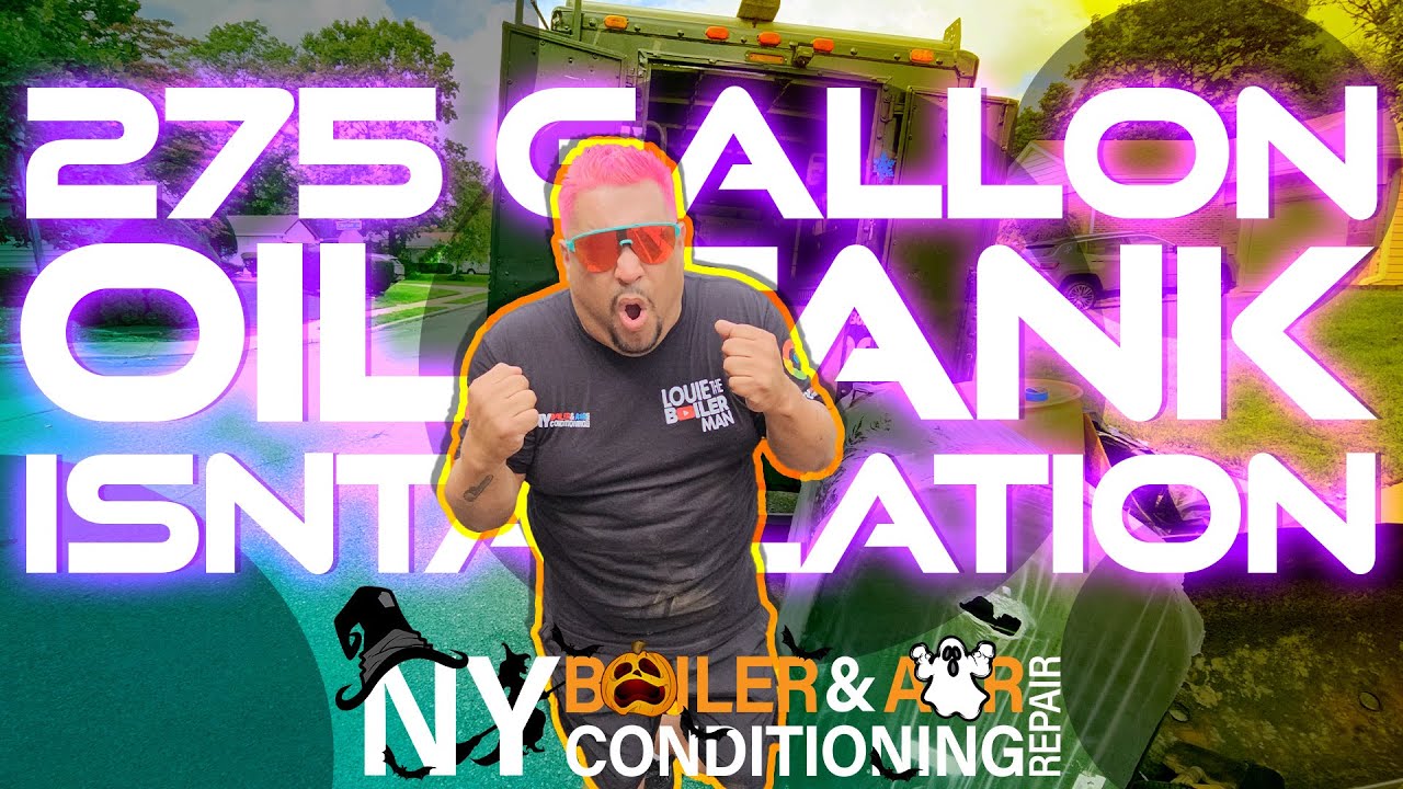 ЗАМЕНА МАСЛЯНОГО БАКА НА 275 ГАЛЛОНОВ