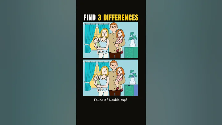 Find 3 Differences! Can you spot them quick? 👀