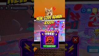 NEW CODE ADMIN X1000❤️🔥🎁 #roblox #robloxedit #robloxusa #speedkeyboardescape