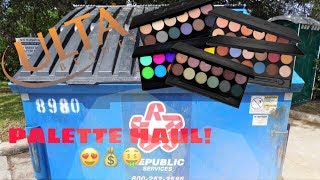 EXCITING ULTA DUMPSTER DIVING LIVE DIVE AND HAUL! CAUGHT BY CONTRUCTION WORKERS!