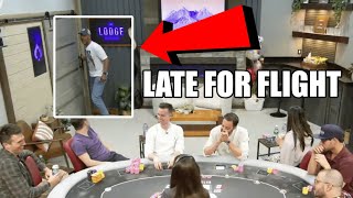 Businessman Goes ALL-IN Then Leaves For Private Jet! Insane Poker Hand!