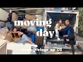 moving into my new apartment! moving vlogs ep 02