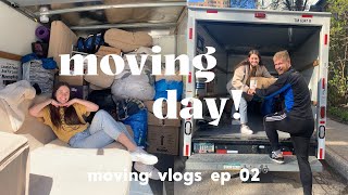 moving into my new apartment! moving vlogs ep 02