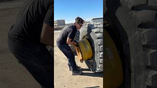 I Changed 4 Huge Loader Tires!