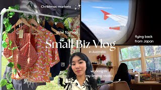 Catching up! Flying back from Japan, Sewing studio vlog (Feb 2023 + now)