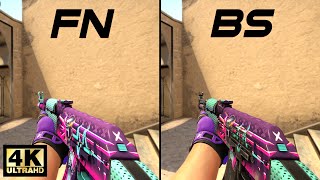 CSGO AK-47 | Neon Rider - Skin showcase and gameplay all floats [4K60FPS] screenshot 5