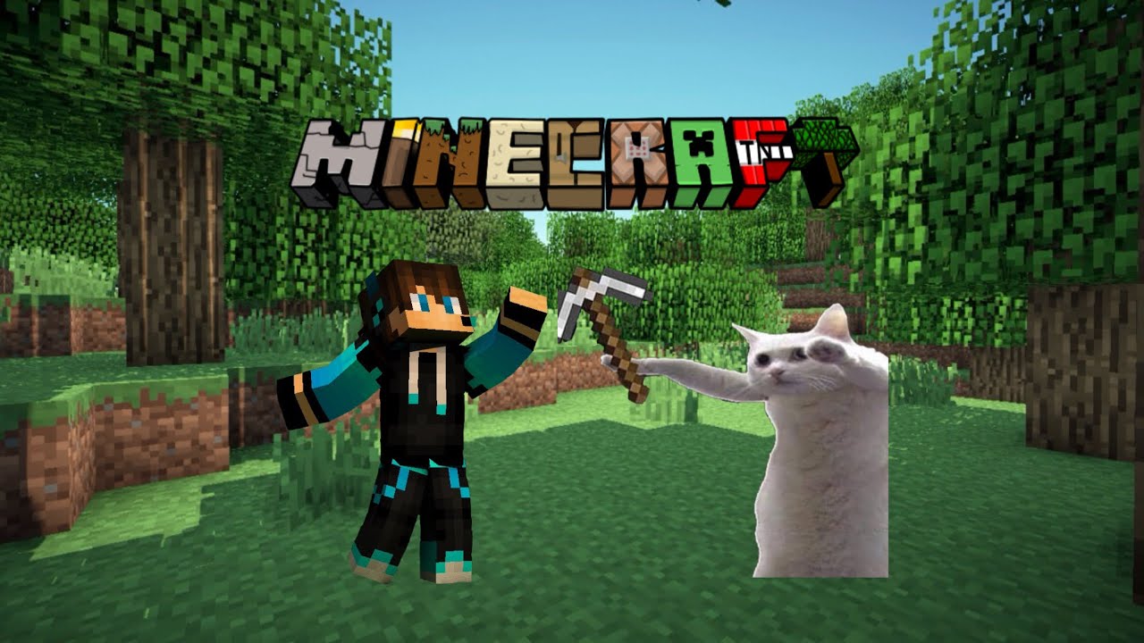 Playing Minecraft with my friend - YouTube
