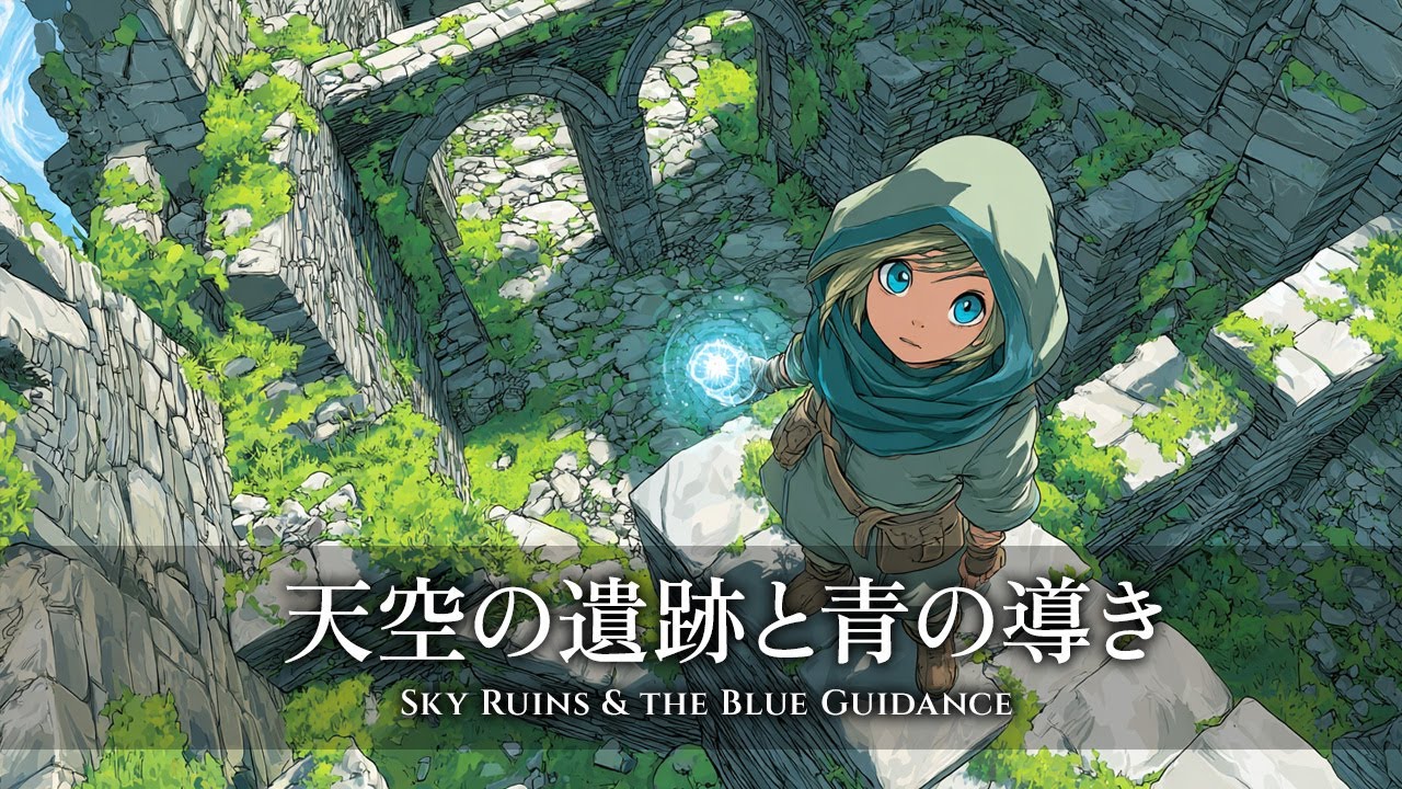 【ケルト音楽】天空の遺跡と青の導き｜Celtic Fantasy Journey｜作業用・読書用・睡眠用BGM