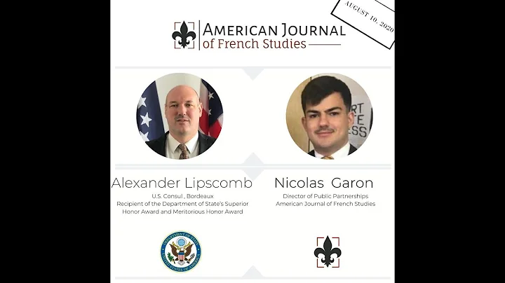 Interview with Alexander Lipscomb, U.S. Consul in ...