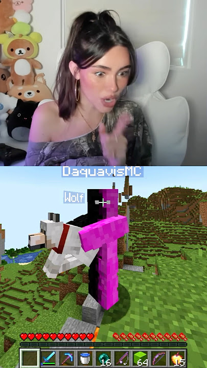 ⁠@MadisonBeer Minecraft moment