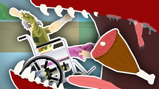 EATEN BY A MONSTER!! | Happy Wheels