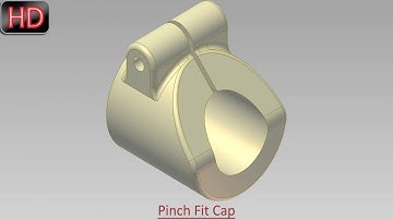 Pinch Fit Cap (Video Tutorial) Autodesk Inventor