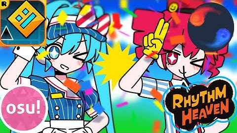 Mesmerizer in rhythm games! (geometry dash, adofai, osu, and rhythm heaven!)