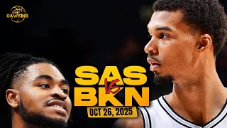 San Antonio Spurs Vs Brooklyn Nets Full Game Highlights Oct 26, 2025 Freedawkins