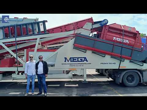 اكتملت قصة محطة خلط الخرسانة المتنقلة  100  لجورجيا