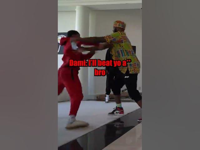 ImDavisss Fights damiiYT at the AMP House to Prank Chrisnxtdoor with Help from Duke and Kai #shorts