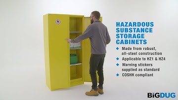 BiGDUG - Hazardous Substance Storage Cabinets (HZ1, HZ4)