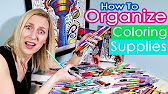 How I Organize my Art Supplies! ♥ - YouTube